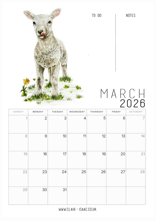 2026 Calender